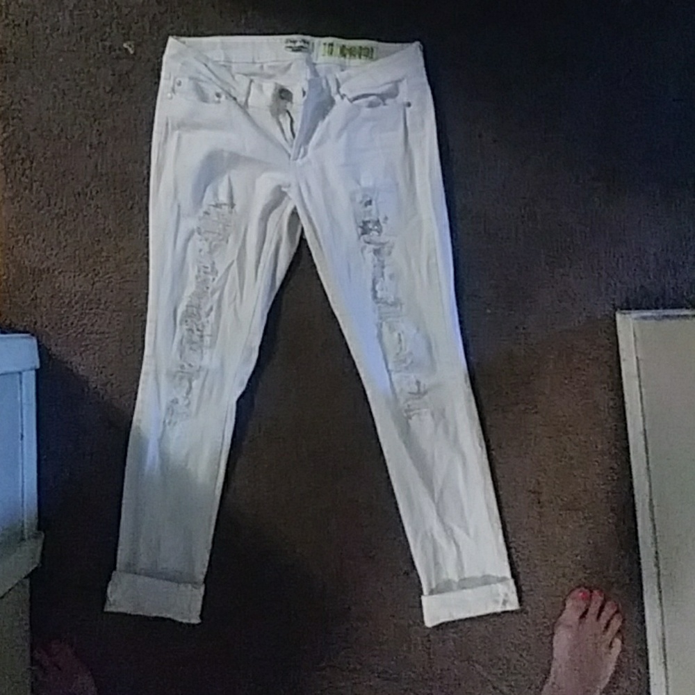 White jeans